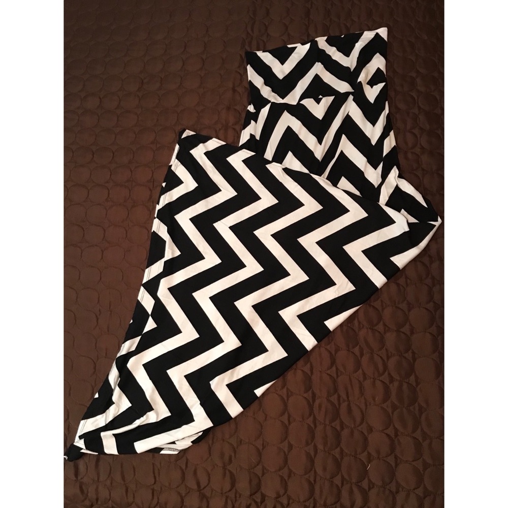 Chevron Maxiskirt